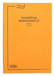  Nyomtatvány takarítási műszaknapló (22994) - irodaszer