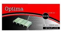 Optima Tűzőkapocs OPTIMA 24/6 1000 darabos (22131) - irodaszer