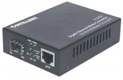 Intellinet Network Solutions Intellinet 510493 hálózati média konverter 1000 Mbit/s Fekete (510493)