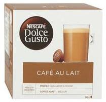 NESCAFÉ Kávékapszula NESCAFE Dolce Gusto Café au Lait 16 kapszula/doboz (30.00296)