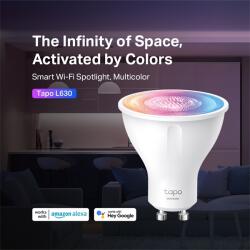 TP-Link L630 3, 7W GU10 Multicolor Intelligens Wi-Fi Spotlámpa (TAPO L630)