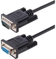 StarTech StarTech. com 9FMNM-3M-RS232-CABLE soros kábel Fekete DB-9 (9FMNM-3M-RS232-CABLE)