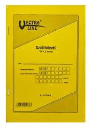 Vectraline Nyomtatvány szállítólevél VECTRALINE A/5 50x2 álló (B10-70/A/2) - irodaszer
