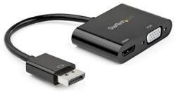 StarTech StarTech. com DP2VGAHD20 DisplayPort HDMI + VGA (D-Sub) Fekete video átalakító kábel (DP2VGAHD20)