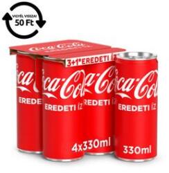 Coca-Cola Üdítőital szénsavas COCA-COLA dobozos multipack 4x0, 33L DRS (1180844)