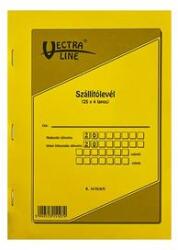 Vectraline Nyomtatvány szállítólevél VECTRALINE A/5 25x4 álló (B10-70/A/V) - irodaszer