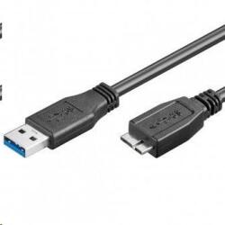 Goobay 95026 USB kábel 1, 8 M USB A Micro-USB B Fekete (95026)