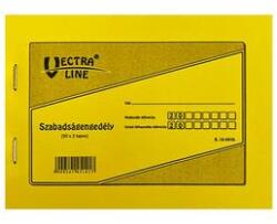Vectraline Nyomtatvány szabadságengedély VECTRALINE 50x2 (B18-49/V) - irodaszer