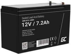 Green Cell AGM05 UPS akkumulátor Zárt savas ólom (VRLA) 12 V 7, 2 Ah (AGM05)