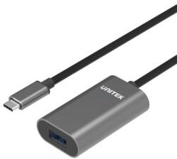 Unitek U304A USB kábel USB 3.2 Gen 1 (3.1 Gen 1) 5 M USB C USB A Szürke (U304A)
