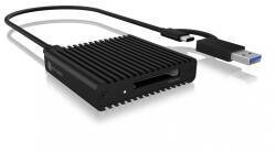 RaidSonic ICY BOX IB-CR404-C31 kártyaolvasó Fekete (IB-CR404-C31)