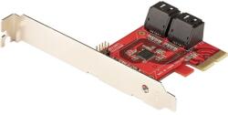 StarTech StarTech. com 4P6G-PCIE-SATA-CARD csatlakozókártya/illesztő Belső (4P6G-PCIE-SATA-CARD)