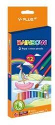 Y-Plus Színes ceruza Y-Plus+ Rainbow akvarell hegyezővel 12 db-os klt (p3033-1281)