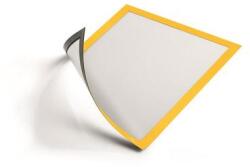 DURABLE Infokeret, A4, mágneses, DURABLE "DURAFRAME® MAGNETIC", sárga (db486904)