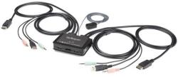StarTech StarTech. com SV211DPUA4K KVM kapcsoló Fekete (SV211DPUA4K)