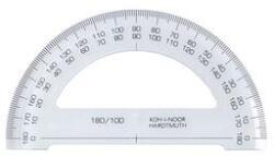 KOH-I-NOOR Szögmérő KOH-I-NOOR 180 fokos műanyag (7250066000) - irodaszer