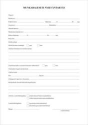 Victoria Nyomtatvány, munkabaleseti nyilvántartó napló, 32 oldal, A4, VICTORIA PAPER, 10 tömb/csomag (nvko657) - irodaszer