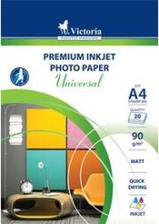 Victoria Fotópapír, tintasugaras, A4, 90 g, matt, VICTORIA PAPER "Universal (lvim01) - irodaszer