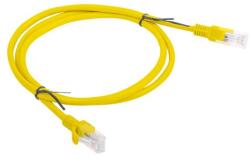 Lanberg PCU5-10CC-0100-Y hálózati kábel Sárga 1 M Cat5e U/UTP (UTP) (PCU5-10CC-0100-Y)