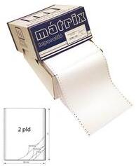 Pátria Leporelló Leporelló MATRIX 240x12 coll 2 példányos 6 collonként perforált 900 garn. /doboz (p1031-2260)