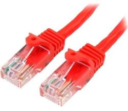 StarTech 45PAT50CMRD hálózati kábel Vörös 0, 5 M Cat5e U/UTP (UTP) (45PAT50CMRD)
