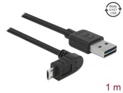 Delock 83848 USB kábel USB 2.0 1 M USB A Micro-USB B Fekete (83848)