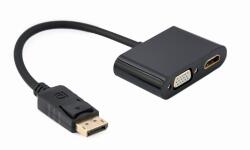 Gembird A-DPM-HDMIFVGAF-01 DisplayPort kábel 0, 1 M Fekete (A-DPM-HDMIFVGAF-01)