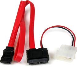 StarTech StarTech. com SLSATAF36 SATA kábel 0, 9144 M SATA 13-pin SATA 7-pin + Molex (4-pin) Vörös (SLSATAF36)