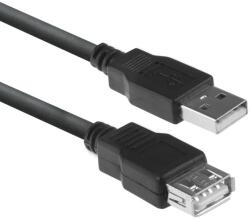 ACT AC3040 USB kábel USB 2.0 1, 8 M USB A Fekete (AC3040)