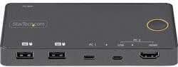 StarTech StarTech. com SV221HUC4K KVM kapcsoló Fekete (SV221HUC4K)