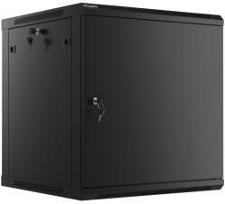 Lanberg WF01-6612-00B állvány 12U Falra szerelhető állvány Fekete (WF01-6612-00B) - easy-shop