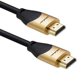 Qoltec 50356 3 M HDMI A-típus (Standard) 3 x HDMI Type A (Standard) Fekete, Arany kábel (50356)
