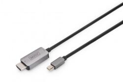 ASSMANN DB-340109-010-S 1 M Mini DisplayPort HDMI Fekete video átalakító kábel (DB-340109-010-S)