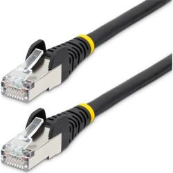 StarTech NLBK-50C-CAT6A-PATCH hálózati kábel Fekete 0, 5 M S/FTP (S-STP) (NLBK-50C-CAT6A-PATCH)