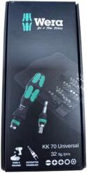 Wera Kraftform Kompakt 70 32 db, Wera2go rendszer Zöld-Fekete univerzális bit készlet (WERA-05057113001)