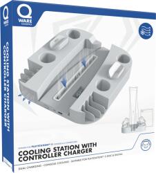 QWare QWPS5-5007, PlayStation 5® Disc Edition & Digital Edition, Konzol hűtőállomás és kontroller töltő (PS5-5007)