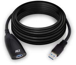 ACT AC6105 USB kábel 5 M USB 3.2 Gen 1 (3.1 Gen 1) USB A Fekete (AC6105)