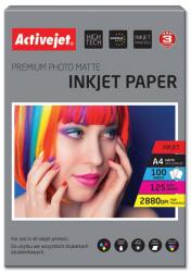 Activejet AP4-125M100 fotópapír A4 Fehér Matt (AP4-125M100)