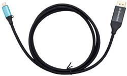 i-tec i-tec C31CBLDP8KBIDIR video átalakító kábel 1, 5 M DisplayPort USB C-típus Fekete (C31CBLDP8KBIDIR)