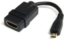 StarTech StarTech. com HDADFM5IN HDMI kábel 0, 127 M HDMI A-típus (Standard) HDMI D-típus (Micro) Fekete (HDADFM5IN)