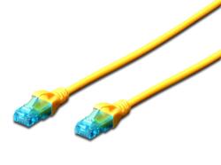ASSMANN 5m Cat5e U/UTP hálózati kábel Sárga U/UTP (UTP) (DK-1512-050/Y)