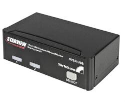 Startech StarTech. com SV231USBGB KVM kapcsoló Fekete (SV231USBGB)