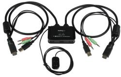 StarTech StarTech. com SV211HDUA KVM kapcsoló Fekete (SV211HDUA)