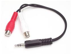 StarTech StarTech. com MUMFRCA audio kábel 0, 15 M 3.5mm 2 x RCA Fekete (MUMFRCA)