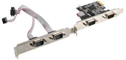 Lanberg PCE-DB9-004 csatlakozókártya/illesztő Belső PCIe (PCE-DB9-004)