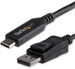 StarTech StarTech. com CDP2DP146B video átalakító kábel 1, 8 M USB C-típus DisplayPort Fekete (CDP2DP146B)