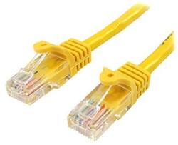StarTech 45PAT50CMYL hálózati kábel Sárga 0, 5 M Cat5e U/UTP (UTP) (45PAT50CMYL) - easy-shop