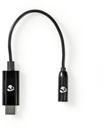 Nedis CCBW65950BK015 audio kábel 0, 15 M 3.5mm USB C-típus Fekete (CCBW65950BK015)