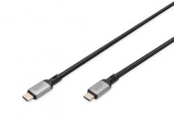ASSMANN DB-300443-010-S USB4 Gen 2x2 1 M USB C Fekete kábel (DB-300443-010-S)