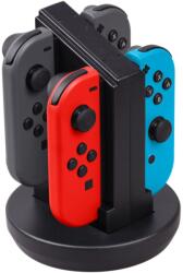 QWare Gaming Docking station, Nintendo Switch, Joy-Con, Fekete, Kontroller töltőállomás (NSW-2500)